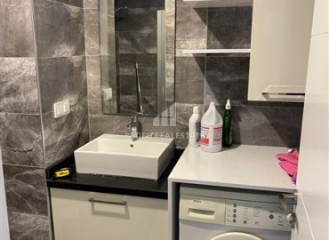 Симпатичная квартира 1+1, 65м², в резиденции с бассейном в 400 метрах от моря в районе Махмутлар, Алания ID-19169 фото-7