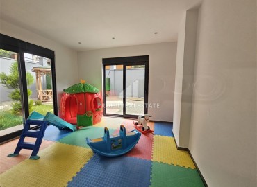Меблированные двухкомнатные апартаменты, 68м², в новом комплексе с бассейном в центре Алании ID-19175 фото-17