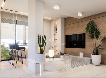 Квартиры 1+1, 41м² и пентхаусы 3+1, 90м², от застройщика в районе Анталии Муратпаша, Ширинйалы в 150м от моря ID-19179 фото-5