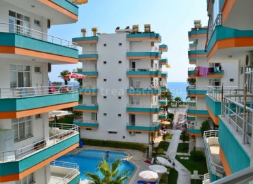 Меблированные апартаменты планировки 2+1, готовые к заселению в 50 метрах от песчаных пляжей в Махмутларе! ID-1522 фото-1