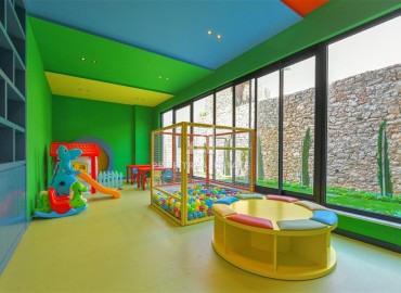 Апартаменты с одной спальней, 55м², в новом фешенебельном комплексе в районе Тосмур, Алания, в 100м от моря ID-19183 фото-11