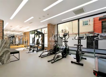 Фешенебельная квартира 1+1, 47,5м², в комфортабельном комплексе на первой береговой линии; Алания, Оба ID-19185 фото-13