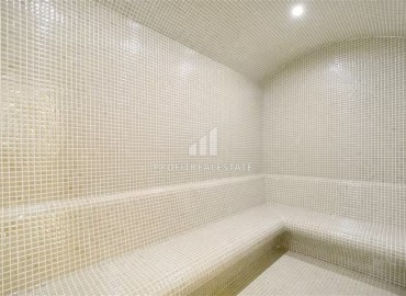 Фешенебельная квартира 1+1, 47,5м², в комфортабельном комплексе на первой береговой линии; Алания, Оба ID-19185 фото-14