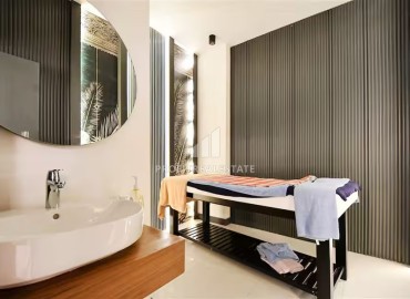 Фешенебельная квартира 1+1, 47,5м², в комфортабельном комплексе на первой береговой линии; Алания, Оба ID-19185 фото-21