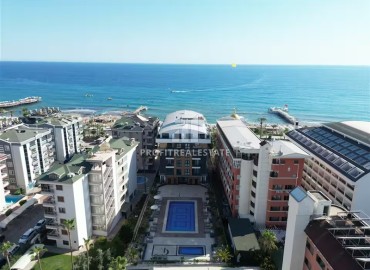 Фешенебельная квартира 1+1, 47,5м², в комфортабельном комплексе на первой береговой линии; Алания, Оба ID-19185 фото-24