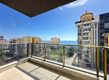 Новая видовая квартира с двумя спальнями, 70м², с отличной локацией в центре Махмутлара, Алания, в 100м от моря ID-19186 фото-14