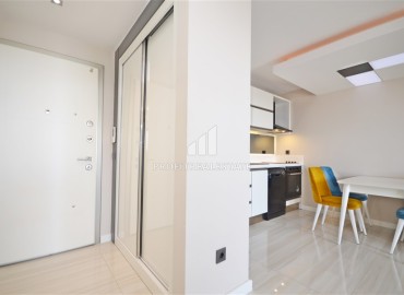 Элегантная видовая двухкомнатная квартира, 64м², в элитном комплексе района Каргыджак, Алания ID-19190 фото-7