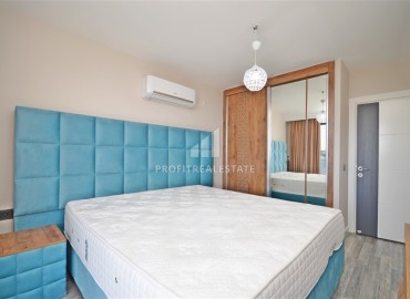 Элегантная видовая двухкомнатная квартира, 64м², в элитном комплексе района Каргыджак, Алания ID-19190 фото-10