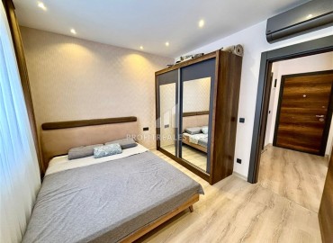 Элегантные двухкомнатные апартаменты, 55м², в элитном комплексе в 500м от моря в Махмутларе, Алания ID-19195 фото-7