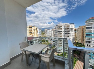 Элегантные двухкомнатные апартаменты, 55м², в элитном комплексе в 500м от моря в Махмутларе, Алания ID-19195 фото-8