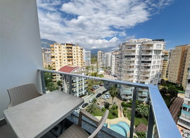 Элегантные двухкомнатные апартаменты, 55м², в элитном комплексе в 500м от моря в Махмутларе, Алания ID-19195 фото-9