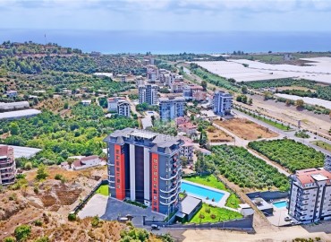 Двухкомнатные апартаменты, 55м², с видом на море и горы в новом комплексе премиум класса в районе Алании - Демирташ ID-19196 фото-29
