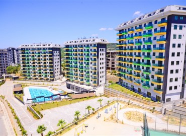 Новая квартира с одной спальней, 55м² в комплексе премиум-класса от топового застройщика, в Авсалларе, Алания ID-19197 фото-1
