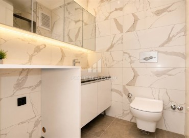 Апартаменты с одной спальней, 57м², в новой комфортабельной резиденции в 150м от моря в районе Кестель, Алания ID-19201 фото-8