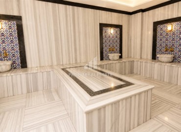Апартаменты с одной спальней, 57м², в новой комфортабельной резиденции в 150м от моря в районе Кестель, Алания ID-19201 фото-23