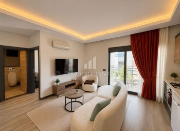 Стильная квартира с одной спальней, 55м², в современном комплексе с комфортной инфраструктурой в районе Оба, Алания ID-19205 фото-2