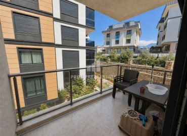 Стильная квартира с одной спальней, 55м², в современном комплексе с комфортной инфраструктурой в районе Оба, Алания ID-19205 фото-5