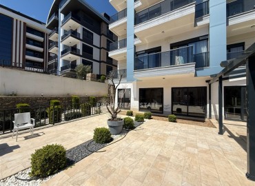 Стильная квартира с одной спальней, 55м², в современном комплексе с комфортной инфраструктурой в районе Оба, Алания ID-19205 фото-7