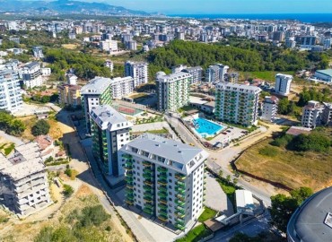 Двухкомнатные апартаменты с видом на море, 55м² в комплексе премиум-класса в районе Авсаллар, Алания ID-19213 фото-12