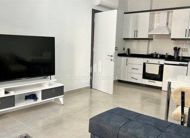 Уютная квартира с одной спальней, 55м², в комплексе с инфраструктурой, в 700м от моря в Махмутларе, Алания ID-19214 фото-3