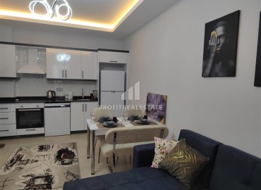 Уютная квартира с одной спальней, 55м², в комплексе с инфраструктурой, в 700м от моря в Махмутларе, Алания ID-19214 фото-4
