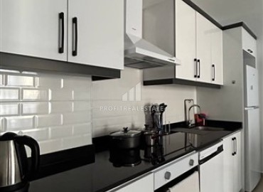 Уютная квартира с одной спальней, 55м², в комплексе с инфраструктурой, в 700м от моря в Махмутларе, Алания ID-19214 фото-5