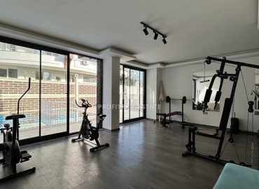 Уютная квартира с одной спальней, 55м², в комплексе с инфраструктурой, в 700м от моря в Махмутларе, Алания ID-19214 фото-21