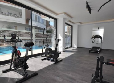 Уютная квартира с одной спальней, 55м², в комплексе с инфраструктурой, в 700м от моря в Махмутларе, Алания ID-19214 фото-22