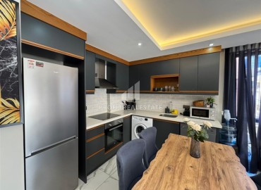 Элегантная двухкомнатная квартира, 50м², в современном комплексе с бассейном в центре Алании, у пляжа Клеопатры ID-19216 фото-3