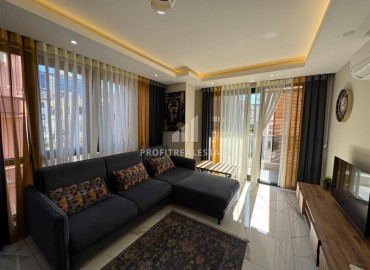 Элегантная двухкомнатная квартира, 50м², в современном комплексе с бассейном в центре Алании, у пляжа Клеопатры ID-19216 фото-5