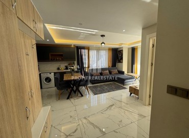 Элегантная двухкомнатная квартира, 50м², в современном комплексе с бассейном в центре Алании, у пляжа Клеопатры ID-19216 фото-7