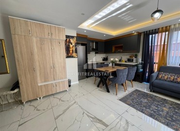 Элегантная двухкомнатная квартира, 50м², в современном комплексе с бассейном в центре Алании, у пляжа Клеопатры ID-19216 фото-8