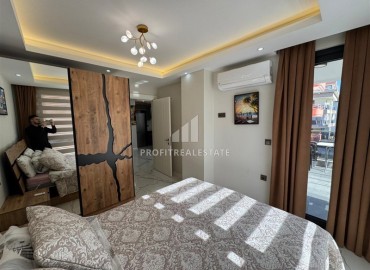 Элегантная двухкомнатная квартира, 50м², в современном комплексе с бассейном в центре Алании, у пляжа Клеопатры ID-19216 фото-11