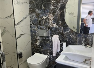 Готовая к проживанию, квартира 1+1, 55м², в комфортабельной новостройке в 50м от моря, Кестель, Алания ID-19220 фото-6