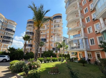 Видовая квартира с двумя спальнями, 120м², в комфортабельной резиденции в районе Алании Тосмур ID-19226 фото-1