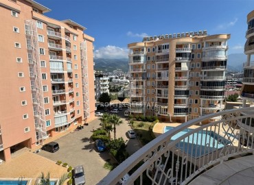 Видовая квартира с двумя спальнями, 120м², в комфортабельной резиденции в районе Алании Тосмур ID-19226 фото-14