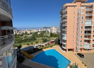 Видовая квартира с двумя спальнями, 120м², в комфортабельной резиденции в районе Алании Тосмур ID-19226 фото-15