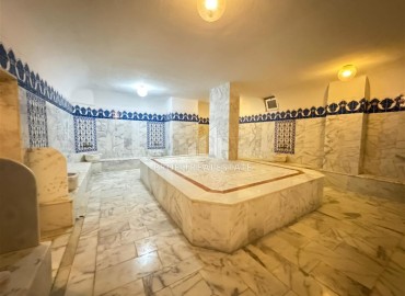 Видовая квартира с двумя спальнями, 120м², в комфортабельной резиденции в районе Алании Тосмур ID-19226 фото-25