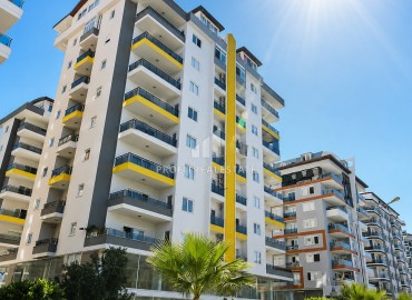 Видовая меблированная квартира 2+1, 110м², с остекленным балконом на центральной улице Махмутлара, Алания ID-19227 фото-1