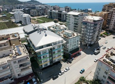 Укомплектованная квартира 2+1, 90м² с видом на горы в комфортабельном комплексе в Махмутларе, Алания ID-19231 фото-11