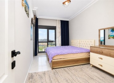 Элегантные апартаменты с одной спальней, 55м², с видом на море в комплексе премиум класса в районе Авсаллар, Алания ID-19234 фото-9