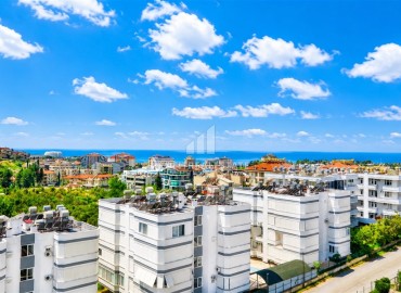 Элегантные апартаменты с одной спальней, 55м², с видом на море в комплексе премиум класса в районе Авсаллар, Алания ID-19234 фото-14