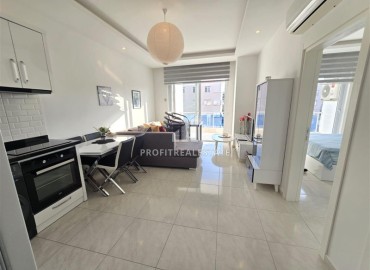 Меблированная двухкомнатная квартира, 62м², в Махмутларе, в резиденции с хорошей инфраструктурой, Алания ID-19239 фото-3