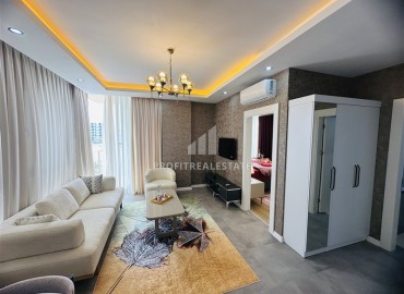 Элегантная квартира с одной спальней, 50м², в новостройке с инфраструктурой и отличной локацией в Каргыджаке, Алания ID-19240 фото-4