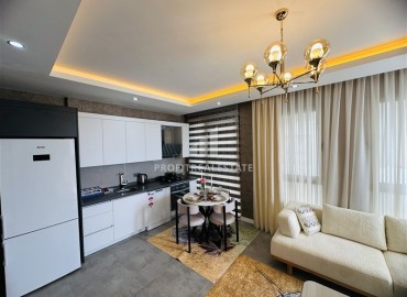 Элегантная квартира с одной спальней, 50м², в новостройке с инфраструктурой и отличной локацией в Каргыджаке, Алания ID-19240 фото-5