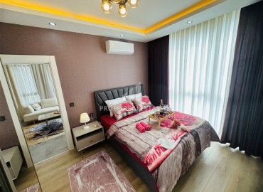 Элегантная квартира с одной спальней, 50м², в новостройке с инфраструктурой и отличной локацией в Каргыджаке, Алания ID-19240 фото-15