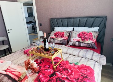 Элегантная квартира с одной спальней, 50м², в новостройке с инфраструктурой и отличной локацией в Каргыджаке, Алания ID-19240 фото-19