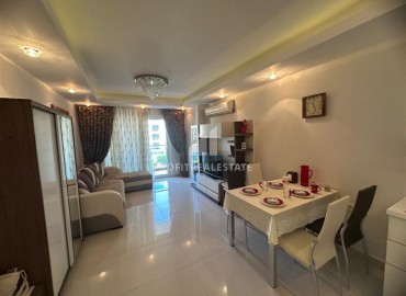 Уютная двухкомнатная квартира, 55м², с видом на горы в комфортабельном комплексе в 200м от моря в Махмутларе, Алания ID-19242 фото-2