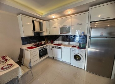 Уютная двухкомнатная квартира, 55м², с видом на горы в комфортабельном комплексе в 200м от моря в Махмутларе, Алания ID-19242 фото-4