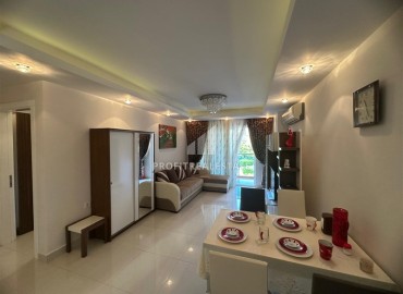 Уютная двухкомнатная квартира, 55м², с видом на горы в комфортабельном комплексе в 200м от моря в Махмутларе, Алания ID-19242 фото-8